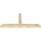 Ekena Millwork Portland Rough Sawn Timber Gable Bracket, Douglas Fir, 60"W x 27"H x 4"D x 4"F, 11/12 Pitch GBW060X27X0404POR00RDF - alternate 3